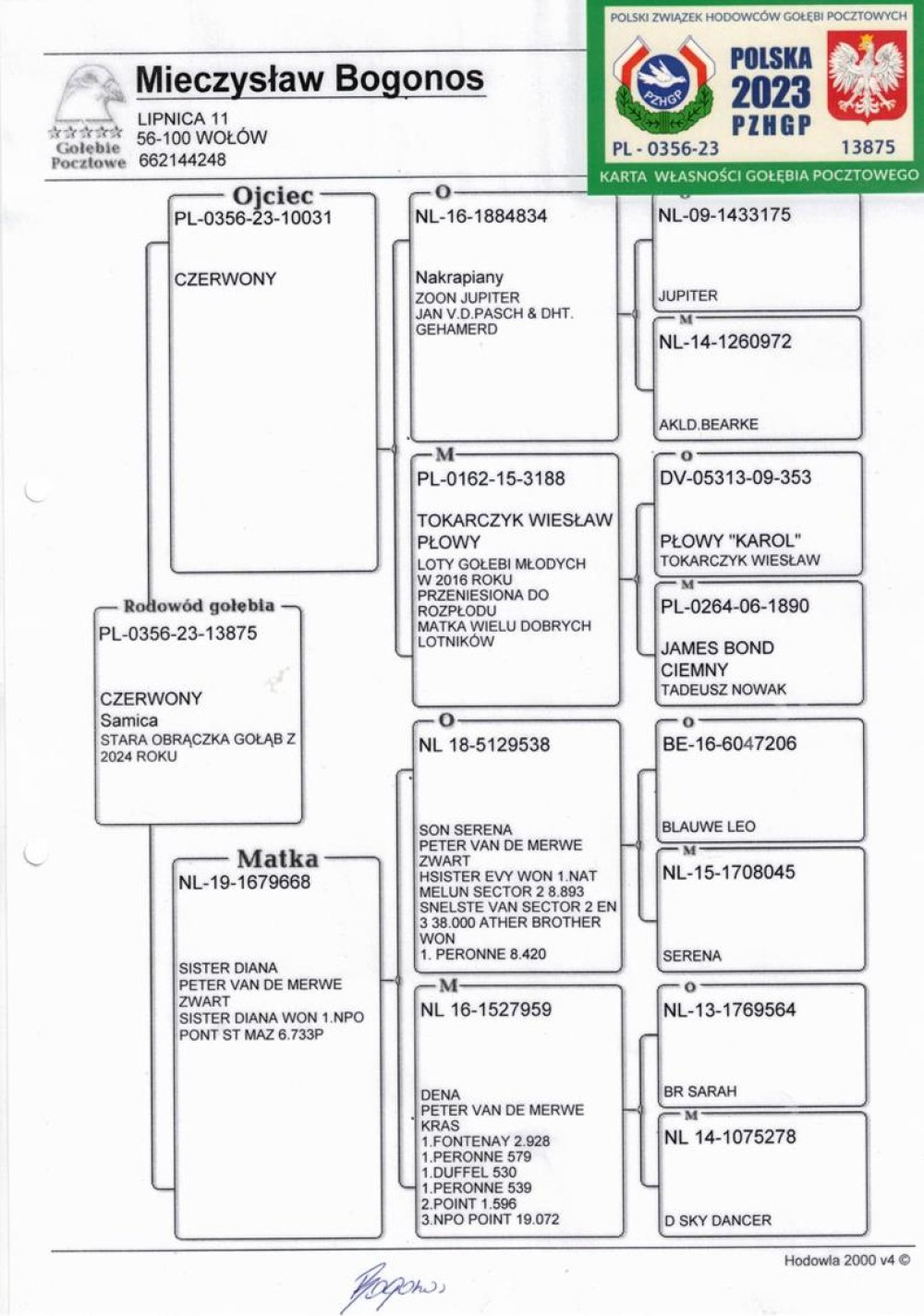 ORG. MIECZYSŁAW BOGONOS