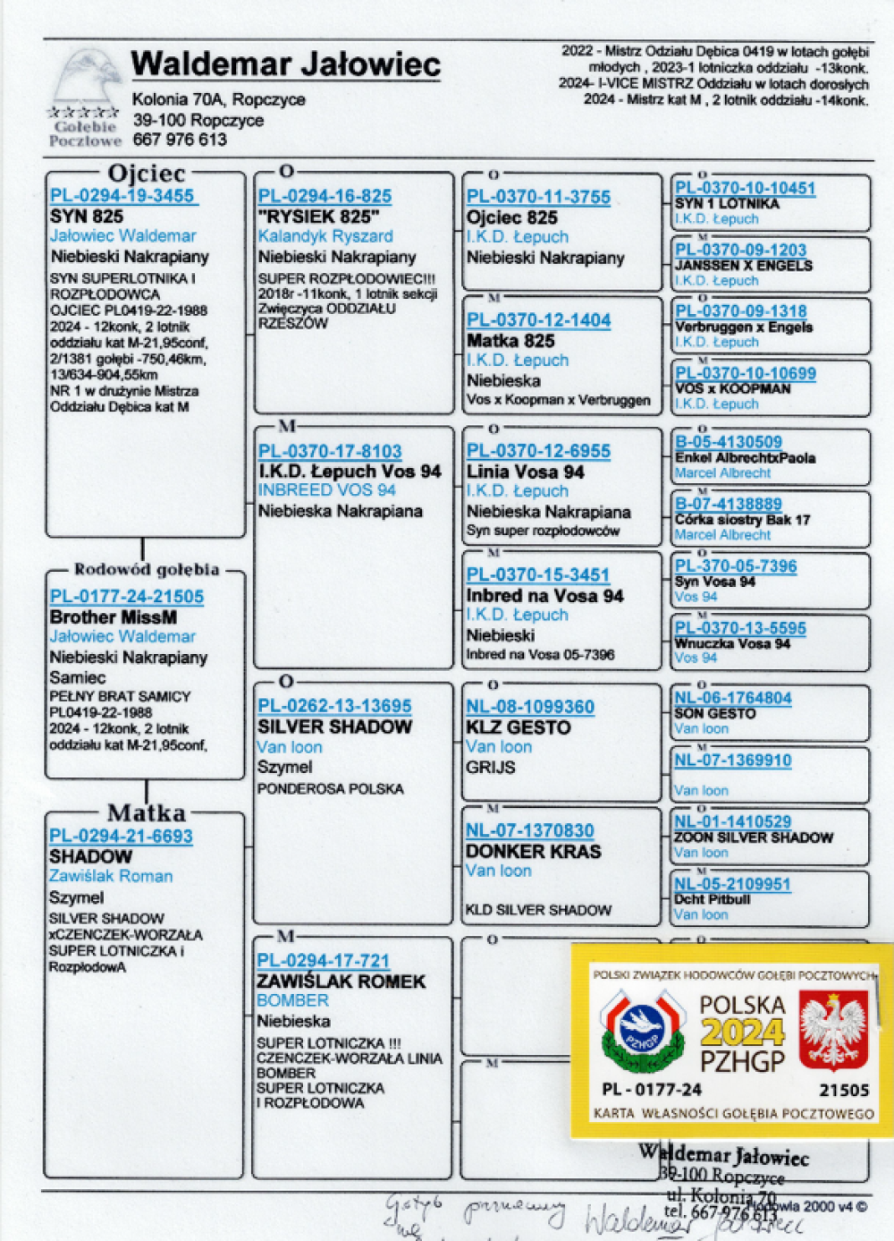 DARCZYŃCA: WALDEMAR JAŁOWIEC