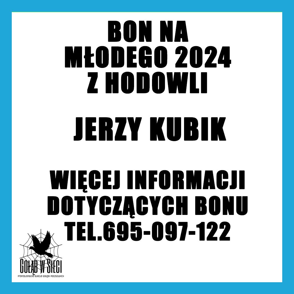 JERZY KUBIK - 0403 NOWE BRZESKO / BON NA MŁODEGO Z ROCZNIKA 2024