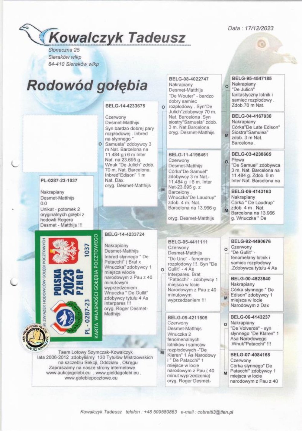 ORG. TADEUSZ KOWALCZYK