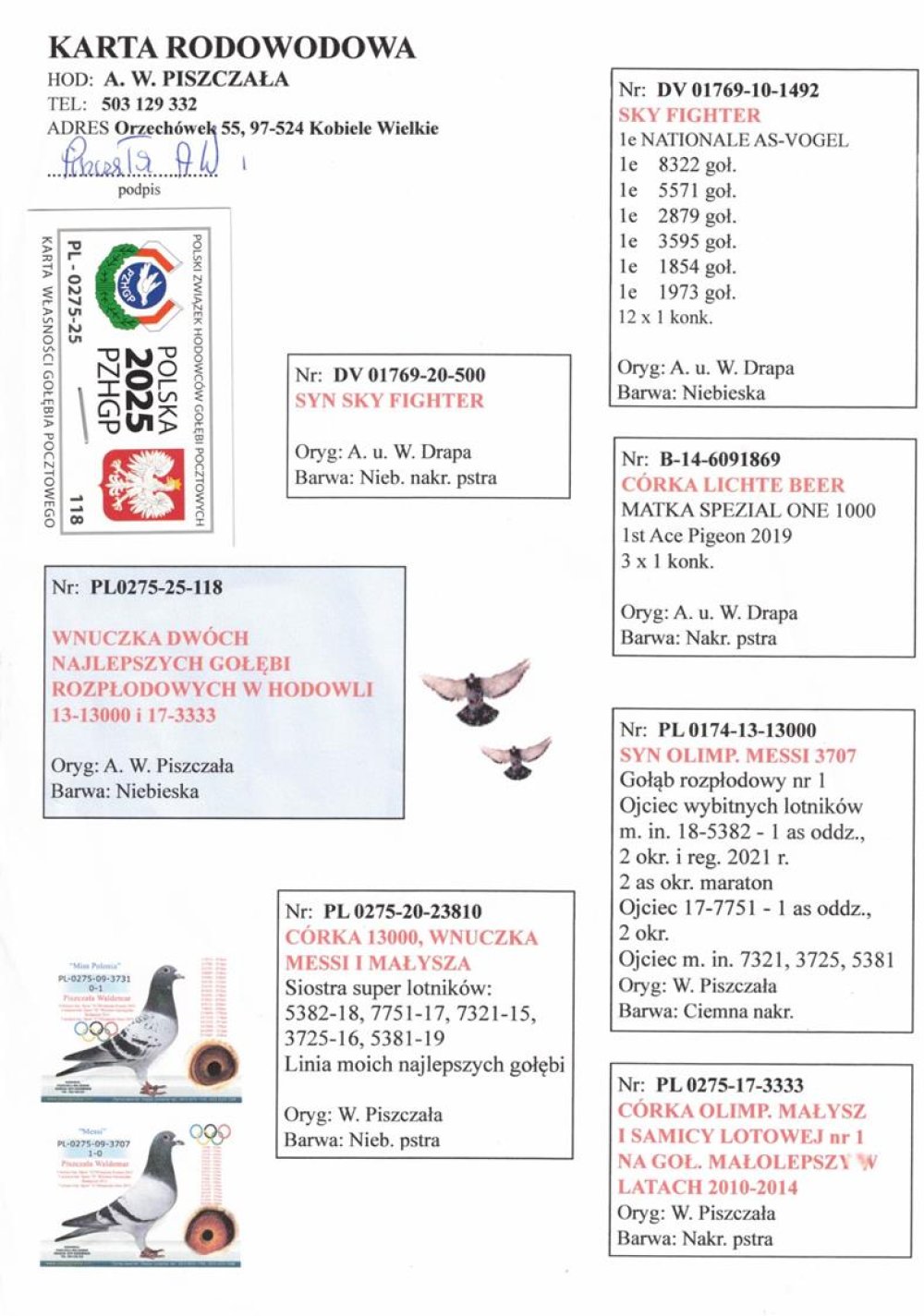 A. & W. PISZCZAŁA (PARA)