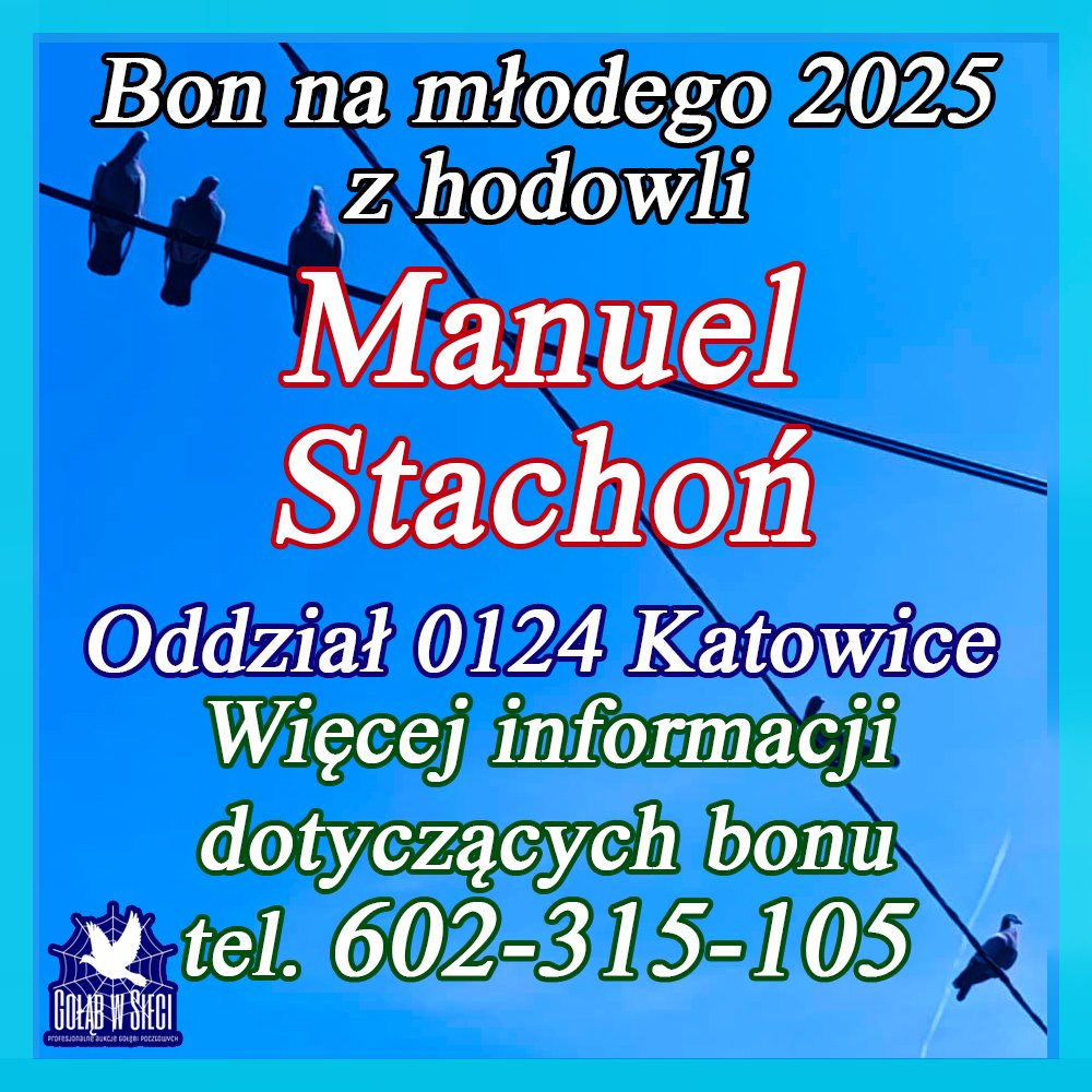 DARCZYŃCA BONU: MANUEL STACHOŃ