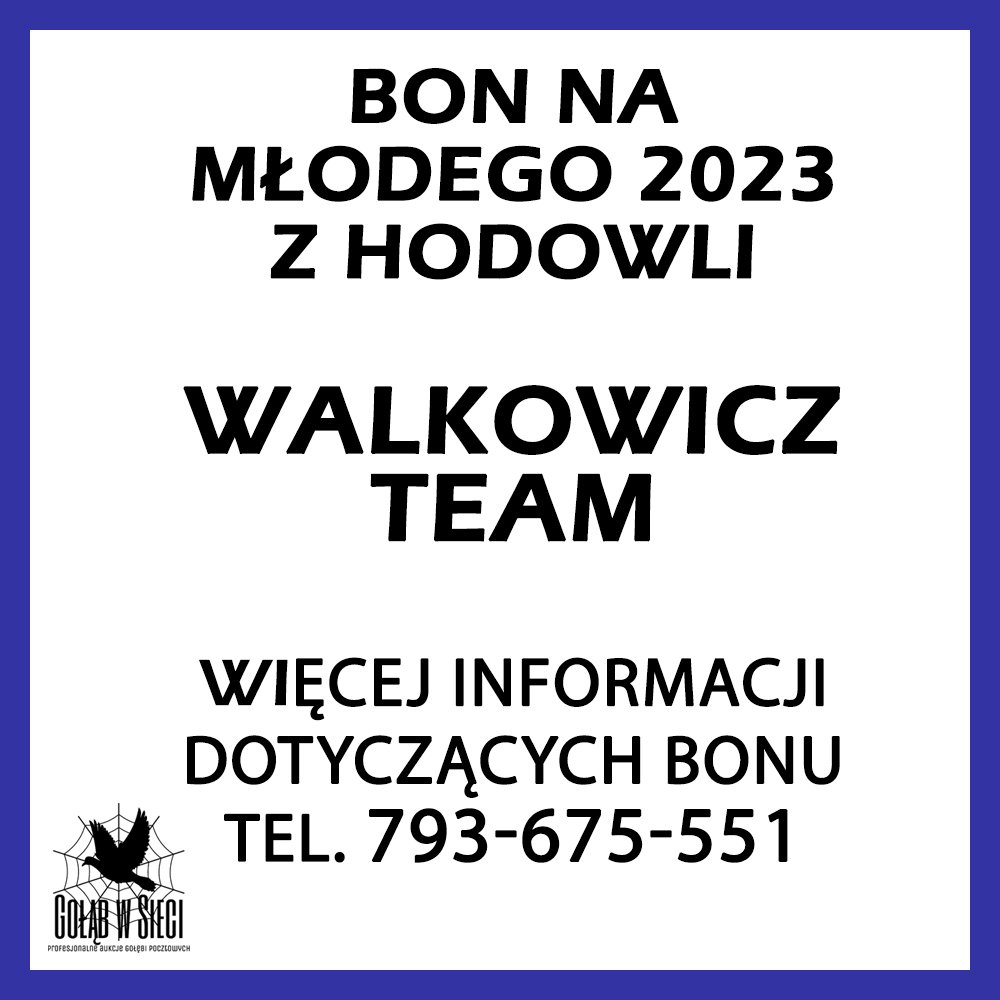 BON NA MŁODEGO 2023 | "1725" X "11" | - WALKOWICZ TEAM - 0505 TARNÓW RZĘDZIN